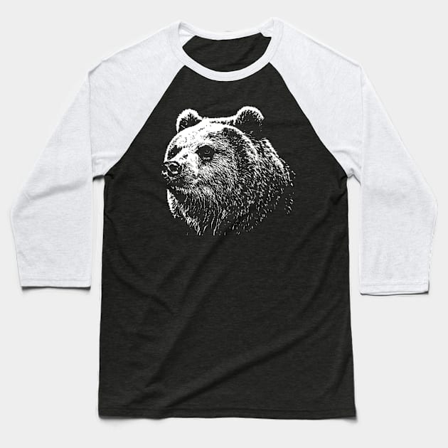 Hey, Bear! Baseball T-Shirt by teehunterdotcom